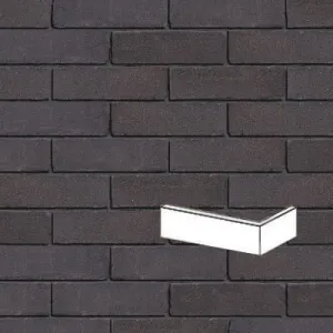 PŁYTKA KĄTOWA VORMBAK GŁADKA CARBON DF 215x101x25x65 MM RĘCZNIE FORMOWANA ENGELS