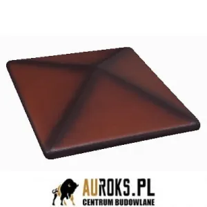 DASZEK OGRODZENIOWY KLINKIEROWY KOLOR DZIKIE WINO 445x445x90 MM KLINKIER PRZYSUCHA