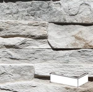 STEGU KAMIEŃ DEKORACYJNY PŁYTKA  KĄTOWA NEPAL 1 FROST 9x27x10, 15x21x10 CM OPK.1,2MB
