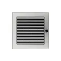 KRATKI KRATKA KOMINKOWA PROSTOKĄTNA SZLIFOWANA Z ŻALUZJĄ 220X220 MM