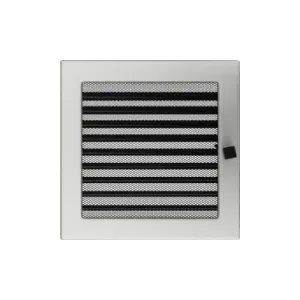 KRATKI KRATKA KOMINKOWA PROSTOKĄTNA SZLIFOWANA Z ŻALUZJĄ 220X220 MM