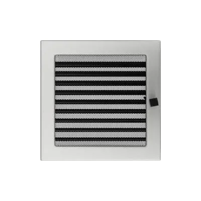 KRATKI KRATKA KOMINKOWA PROSTOKĄTNA SZLIFOWANA Z ŻALUZJĄ 220X220 MM