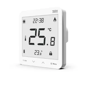 TECH REGULATOR POKOJOWY DWUSTANOWY  ST-297 V3 PRZEWODOWY BIAŁY