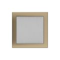 KRATKI KRATKA KOMINKOWA PROSTOKĄTNA ZŁOTO GALWANICZNE 220X220 MM