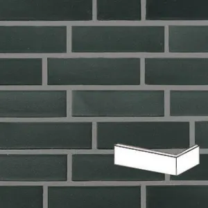 ROBEN PŁYTKA KĄTOWA FARO CZARNA CIENIOWANA GŁADKA WNF 240x115x14x71 MM