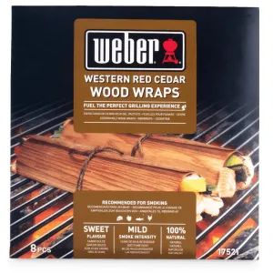 WEBER PAPIER CEDROWY WOOD WRAPS 8 SZT. 17521