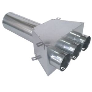 DEFRO AIR SKRZYNKA ROZPRĘŻNA TRZY-KRÓĆCOWA PRZELOTOWA 3x75/125P