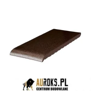 KSZTAŁTKA PARAPETOWA KLINKIEROWA KOLOR BRĄZ SZKLIWIONY 310x120x15 MM KLINKIER PRZYSUCHA