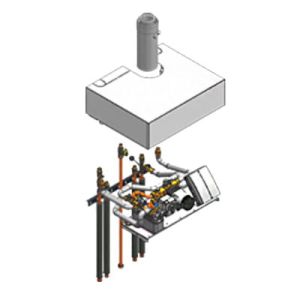 VIESSMANN ZESTAW UZUPEŁNIAJĄCY Z MIESZACZEM DO INSTALACJI NATYNKOWEJ DO KOTŁA VITODENS 222-F ZK04324