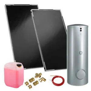 VIESSMANN SOLARNY ZESTAW PAKIETOWY DO PODGRZEWU C.W.U. - 2x Vitosol 200-FM Z PODGRZEWACZEM 300L SK06082