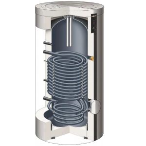 VIESSMANN POJEMNOŚCIOWY PODGRZEWACZ WODY VITOCELL 100-V TYP CVA (B) 160 L PERŁOWO-BIAŁY Z018464