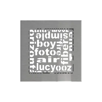 KRATKI KRATKA KOMINKOWA ABC SZLIFOWANA 170X170 MM