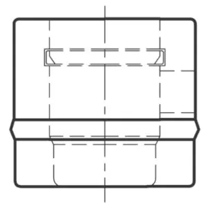 VIESSMANN ELEMENT PRZEJŚCIOWY DO PRZYŁĄCZENIA KOLANA LUB RURY SYSTEMOWEJ FI 80/125 7441020