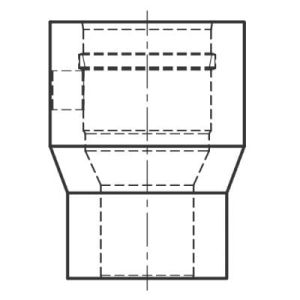VIESSMANN ELEMENT ROZSZERZAJĄCY DO ELEMENTÓW SYSTEMOWYCH FI 60/100 - FI 80/125 7419734