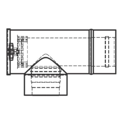 VIESSMANN TRÓJNIK PRZYŁĄCZENIOWY KONCENTRYCZNY 90°