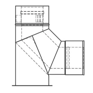 VIESSMANN KOLANO KONCENTRYCZNE 90° ZE WSPORNIKIEM FI 100/150 7497505