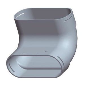 DEFRO AIR KOLANO V - PIONOWE 90 STOPNI DO KANAŁU FLAT 51 Z USZCZELKAMI