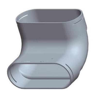 DEFRO AIR KOLANO V - PIONOWE 90 STOPNI DO KANAŁU FLAT 51 Z USZCZELKAMI