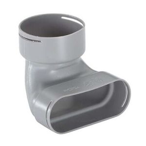 DEFRO AIR PRZEJŚCIE Z DN 90 NA KANAŁ FLAT 51 KĄT 90 STOPNI Z USZCZELKAMI