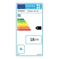 Etykieta energetyczna - Classis DS 18 kW