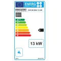 Etykieta energetyczna - Drewmet Uni DS BW 13 kW