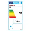 Etykieta energetyczna - Defro Gamma 10 kW