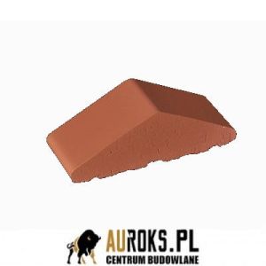 KSZTAŁTKA OGRODZENIOWA KLINKIEROWA KOLOR RUBINOWA CZERWIEŃ KO 180/120x65x58 MM OSTRA PEŁNA KLINKIER PRZYSUCHA