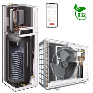 VIESSMANN VITOCAL 111-S TYP AWBT-M-E-AC 111.B04 (R32) 4 KW 1-FZ POMPA CIEPŁA TYPU SPLIT ZE ZINT. ZASOBNIKIEM Z021294 (grzanie i chłodzenie; grzałka)