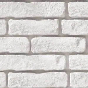 MAX-STONE KAMIEŃ DEKORACYJNY PŁYTKA HARVARD WHITE  27x6,8CM ; 20x6,8CM ; 13,5x6,8CM OPK.0,44M2