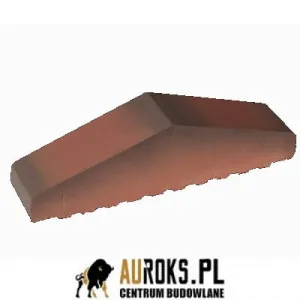 KSZTAŁTKA OGRODZENIOWA KLINKIEROWA KOLOR TAJEMNICZY OGRÓD KO 310/250x65x78 MM ZAOKRĄGLONA PEŁNA KLINKIER PRZYSUCHA