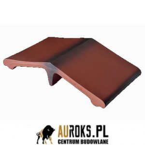 ŁĄCZNIK OGRODZENIOWY KLINKIEROWY KOLOR DZIKIE WINO 445X250X90 MM KLINKIER PRZYSUCHA