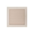 KRATKI KRATKA KOMINKOWA PROSTOKĄTNA KREMOWA Z ŻALUZJĄ 220X220 MM