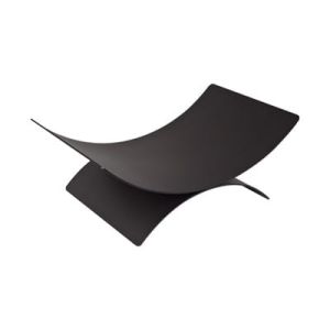 KRATKI KOSZ NA DREWNO CZARNY