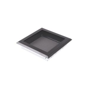 KRATKA KOMINKOWA CZARNY MAT 16x16 CM 