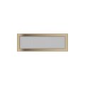 KRATKI KRATKA KOMINKOWA PROSTOKĄTNA ZŁOTO GALWANICZNE 170X490 MM