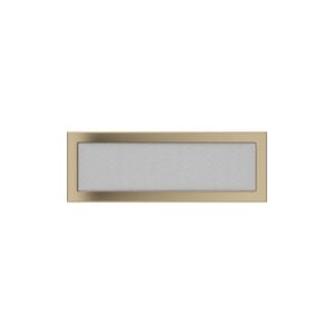 KRATKI KRATKA KOMINKOWA PROSTOKĄTNA ZŁOTO GALWANICZNE 170X490 MM