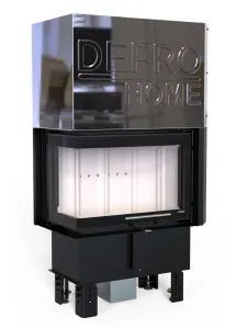DEFRO HOME WKŁAD KOMINKOWY STALOWY INTRA S BOCZNY LEWY ( BL ) GILOTYNA 10kW MINI