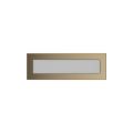 KRATKI KRATKA KOMINKOWA PROSTOKĄTNA ZŁOTO GALWANICZNE 110X320 MM
