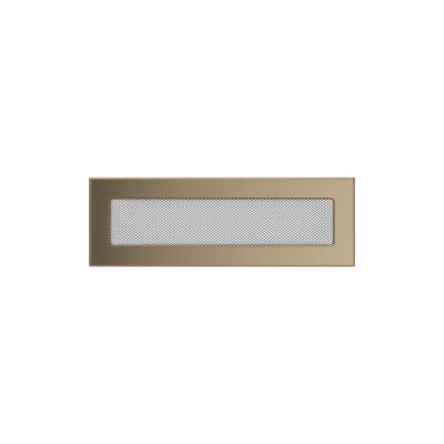 KRATKI KRATKA KOMINKOWA PROSTOKĄTNA ZŁOTO GALWANICZNE 110X320 MM