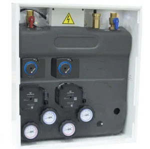 AFRISO ZESTAW MIESZAJĄCY PRIMOBOX AZB 455 W SZAFCE, 2 X ZAWÓR OBROTOWY Z SIŁOWNIKIEM ARM 141 (bez sprzęgła do instalacji z buforami) 76 455 00
