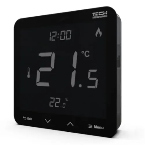 TECH REGULATOR POKOJOWY PRZEWODOWY R-10S PLUS CZARNY