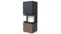 DEFRO HOME WKŁAD KOMINKOWY STALOWY INTRA XSM C VER. COMPACT 1 3-SZYBY 8KW BRĄZOWY