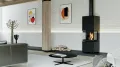 DEFRO HOME WKŁAD KOMINKOWY STALOWY INTRA XSM C VER. COMPACT 1 3-SZYBY 8KW CZARNY