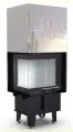 DEFRO HOME WKŁAD KOMINKOWY STALOWY INTRA XSM BOCZNY LEWY ( BL ) GILOTYNA 8kW MINI
