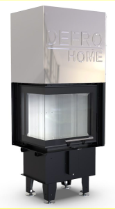 DEFRO HOME WKŁAD KOMINKOWY STALOWY INTRA XS BOCZNY LEWY ( BL ) GILOTYNA 8kW MINI