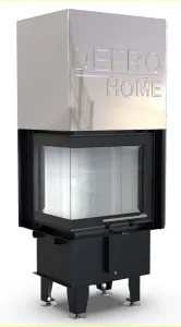 DEFRO HOME WKŁAD KOMINKOWY STALOWY INTRA XS BOCZNY LEWY ( BL ) GILOTYNA 8kW MINI