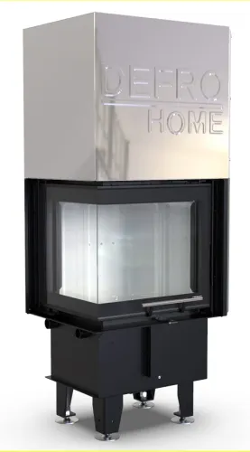 DEFRO HOME WKŁAD KOMINKOWY STALOWY INTRA XSM BOCZNY LEWY ( BL ) GILOTYNA 8kW MINI