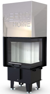 DEFRO HOME WKŁAD KOMINKOWY STALOWY INTRA XS BOCZNY PRAWY ( BP ) GILOTYNA 8kW MINI