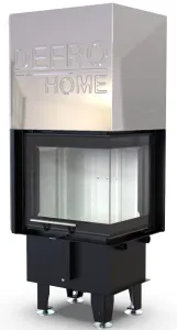 DEFRO HOME WKŁAD KOMINKOWY STALOWY INTRA XS BOCZNY PRAWY ( BP ) GILOTYNA 8kW MINI