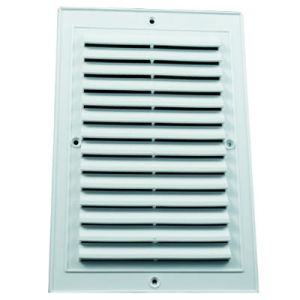 KRATKA WENTYLACYJNA NAWIEWOWA KOLOR BIAŁY 140x210 MM (PLASTIKOWA ROZPÓRKA)